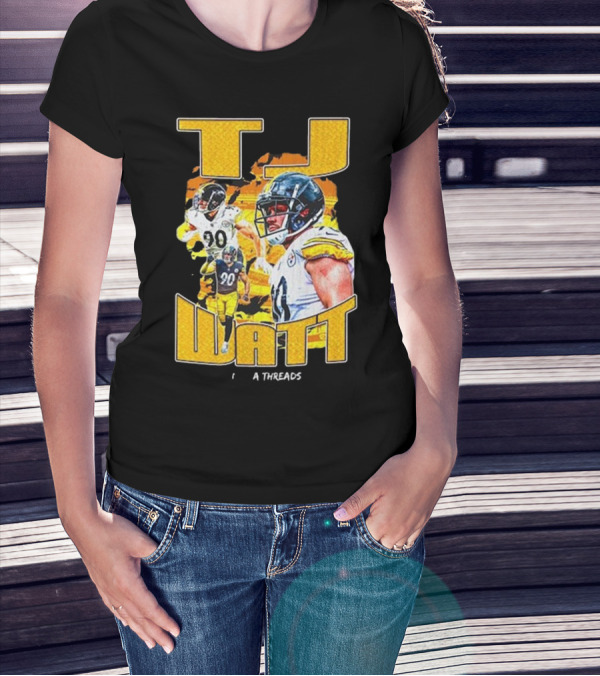 TJ Watt Vintage Bootleg Threads T-Shirt
