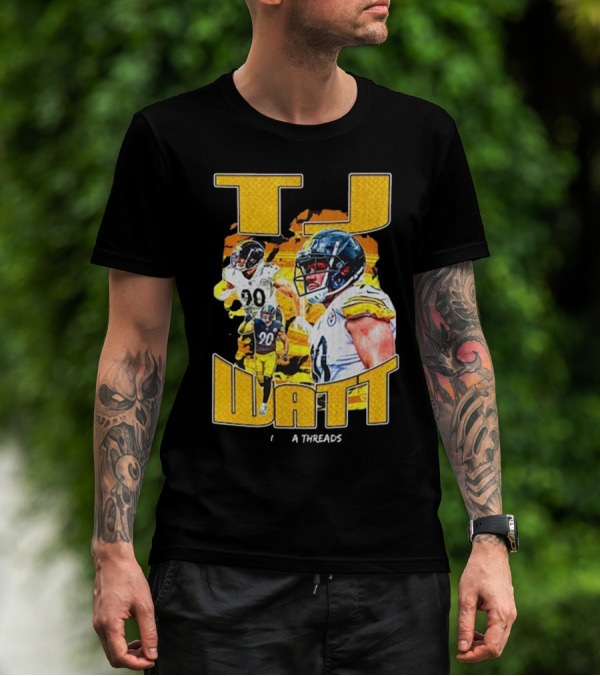 TJ Watt Vintage Bootleg Threads T-Shirt