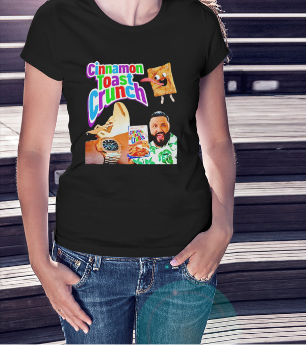 DJ Khaled Cinnamon Toast Crunch Watch Sneakers Box Cartoon Face T-Shirt