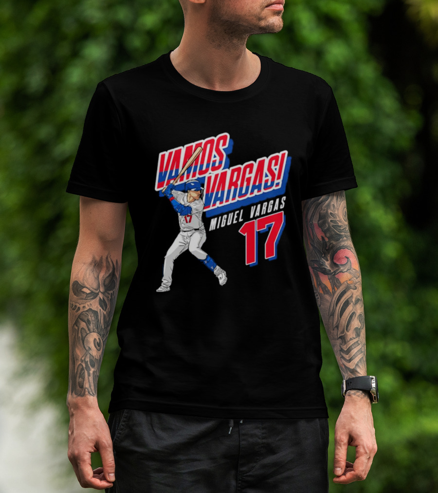 Vamos Vargas Miguel Vargas #17 Baseball Player Iconic T-Shirt