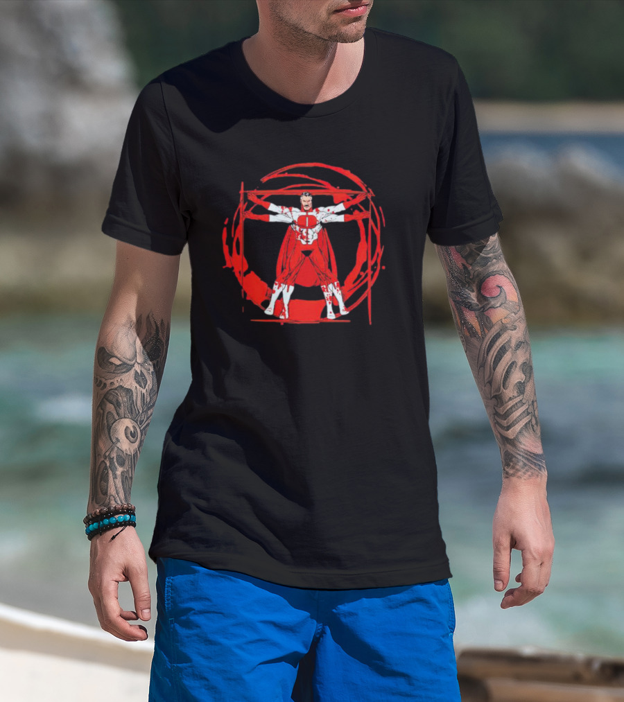 Omni-Man Invincible Vitruvian Superhero T-Shirt