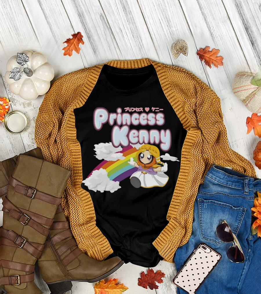 Princess Kenny Anime Rainbow Clouds South Park T-Shirt