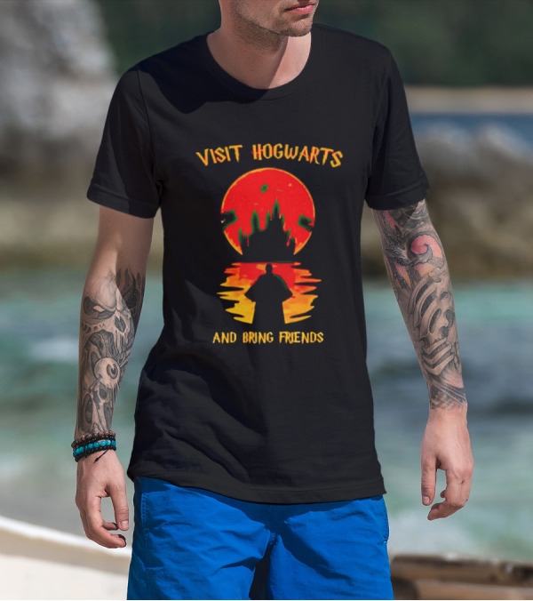 Visit Hogwarts And Bring Friends With Spooky Halloween Shadows T-Shirt