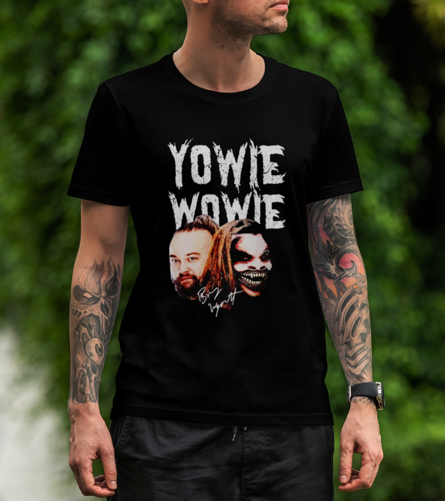 Windham Rotunda Bray Wyatt Yowie Wowie Signature Fiend Face T-Shirt