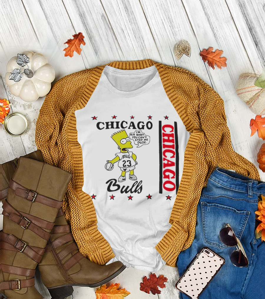 Chicago Bulls Bart Simpson Basketball T-Shirt