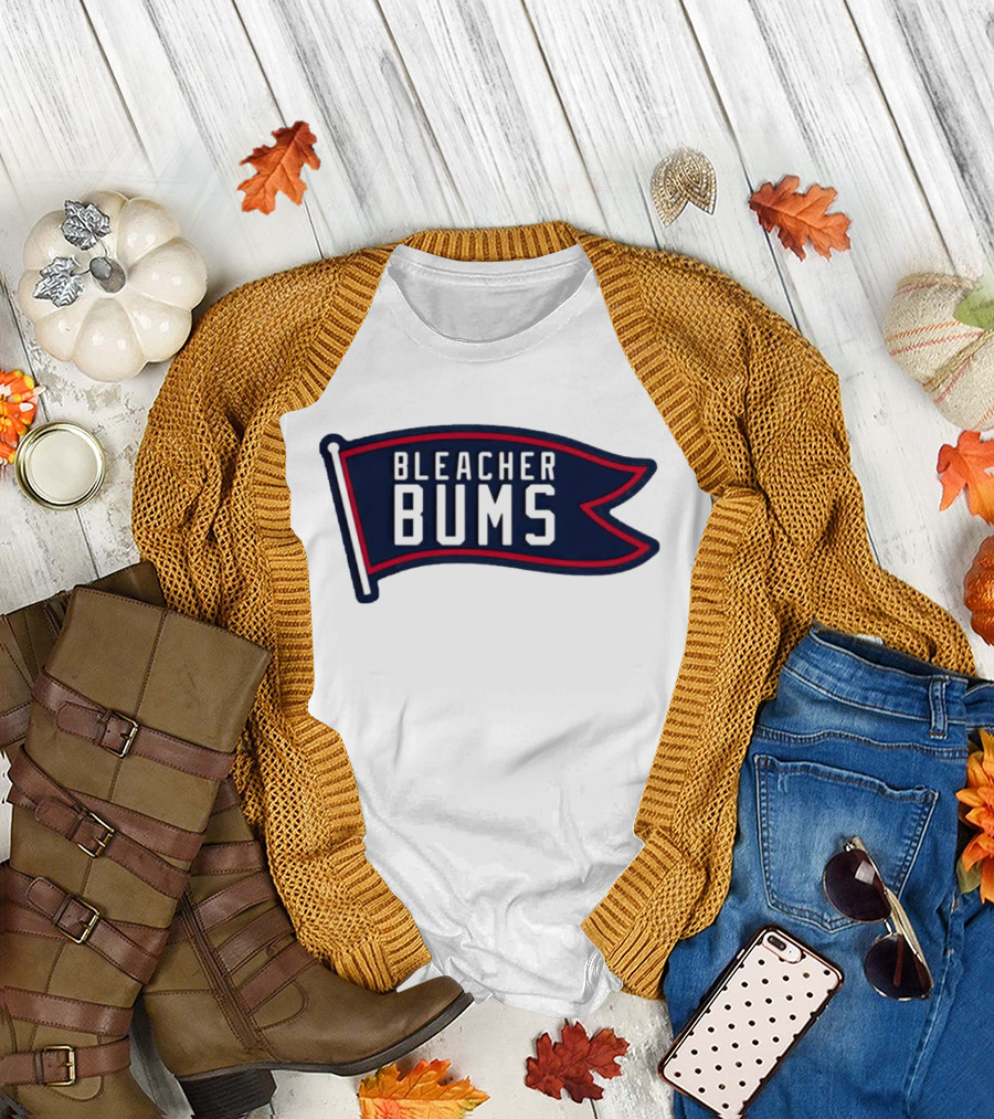 Bleacher Bums Flag Banner Retro Sports T-Shirt