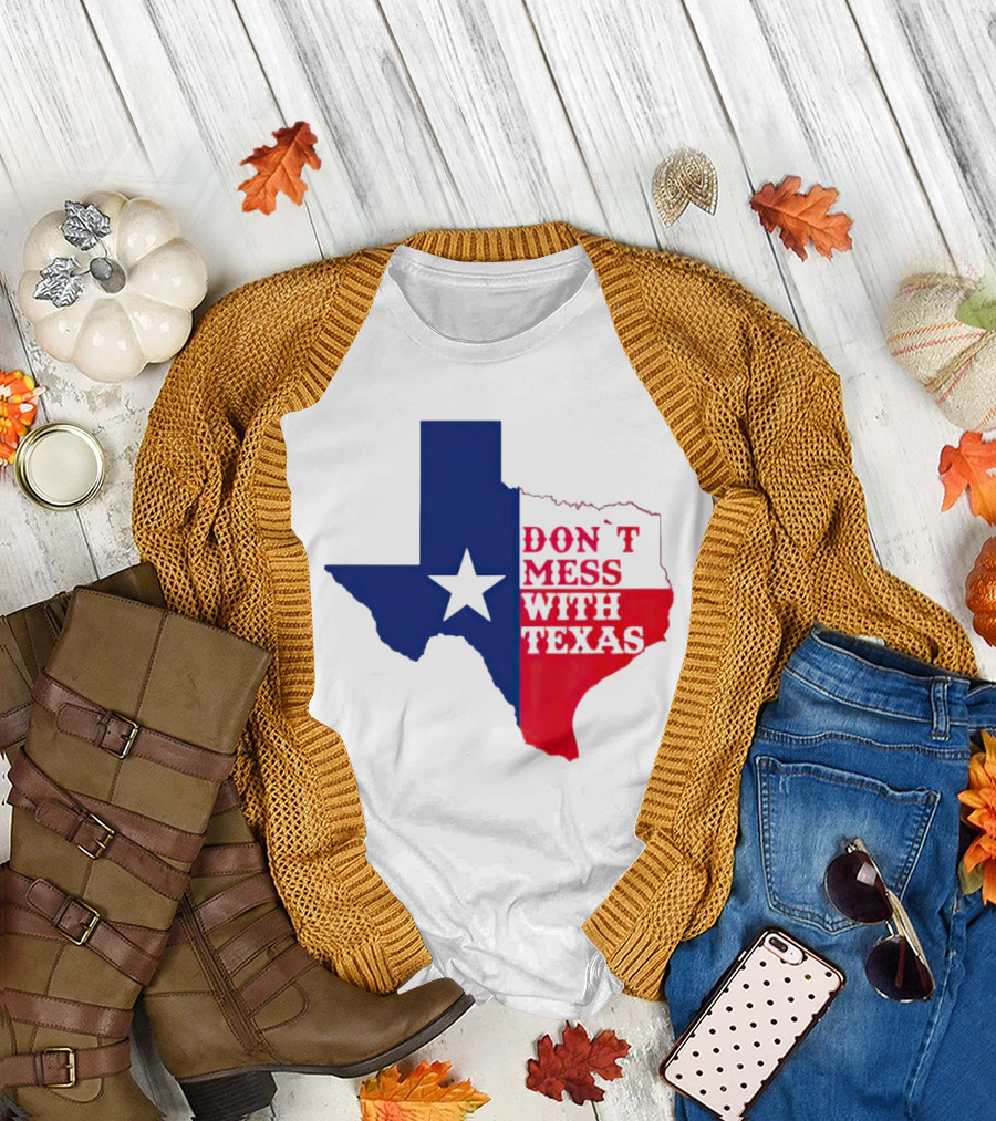 Don’t Mess with Texas Star Map T-Shirt