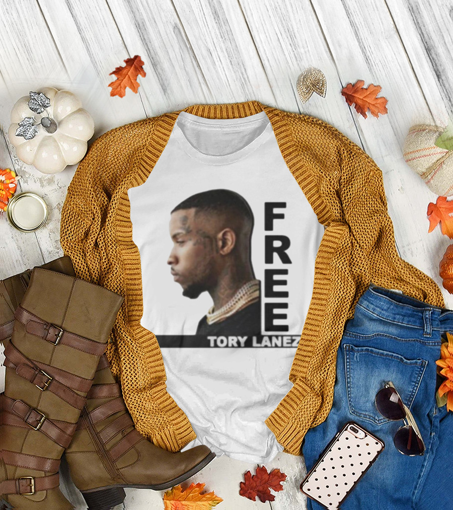 Free Tory Lanez Profile View Text T-Shirt