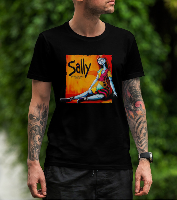 Sally Nightmare Issues Burton Style Rag Doll T-Shirt