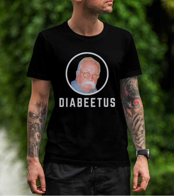 Wilford Brimley Diabeetus Meme Face T-Shirt
