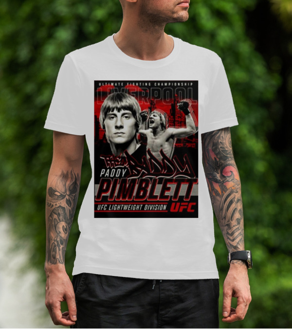 Ultimate Fighting Championship Paddy Pimblett UFC Lightweight Division Liverpool T-Shirt