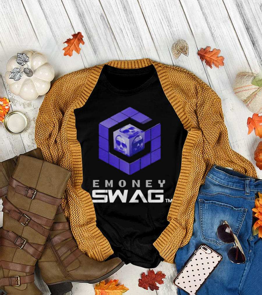 EMONEY SWAG Cube Faces New T-Shirt