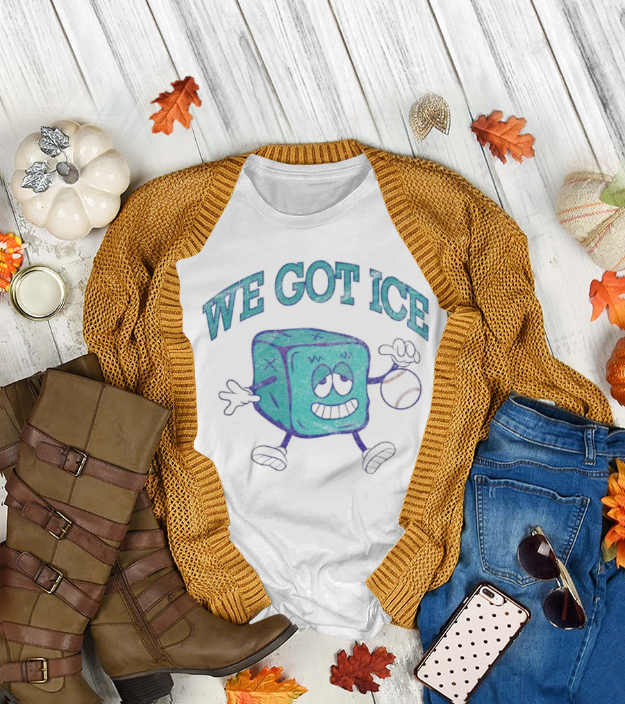 We Got Ice 90’s Mascot Baseball Cube T-Shirt