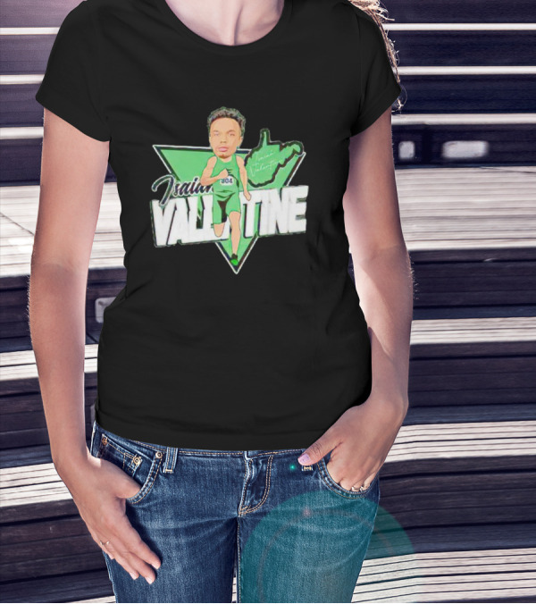 Isaiah Valentine 304 Racer Caricature Signature West Virginia Map T-Shirt