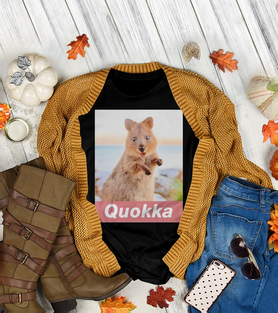 Quokka Sunrise Cute Animal Joy at Dawn T-Shirt
