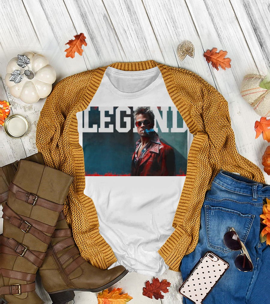 Tyler Durden Smoking Legend Iconic T-Shirt