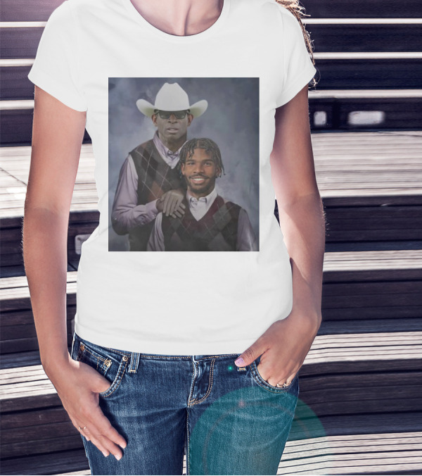 Deion Sanders And Shedeur Sanders Step Brothers Cowpoke T-Shirt