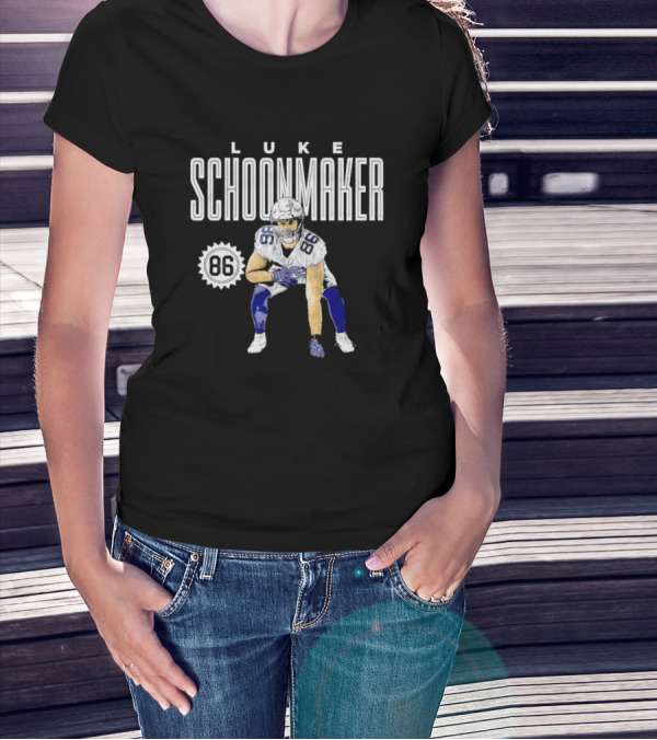Luke Schoonmaker 86 Dallas Football Player T-Shirt