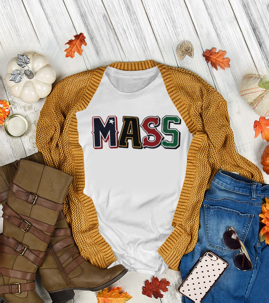 Mass Team Pride Multicolor Lettering T-Shirt