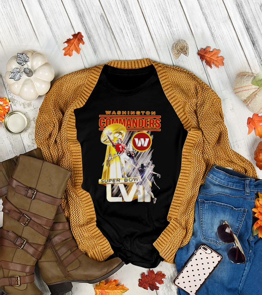 Washington Commanders Super Bowl LVII Dwayne Haskins Jr Signature T-Shirt