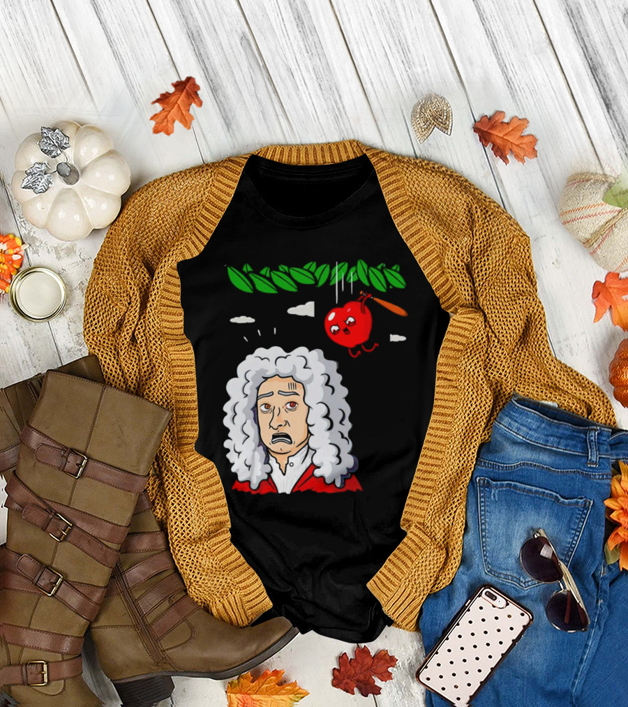 Extreme Gravity Apple Falling on Newton T-Shirt