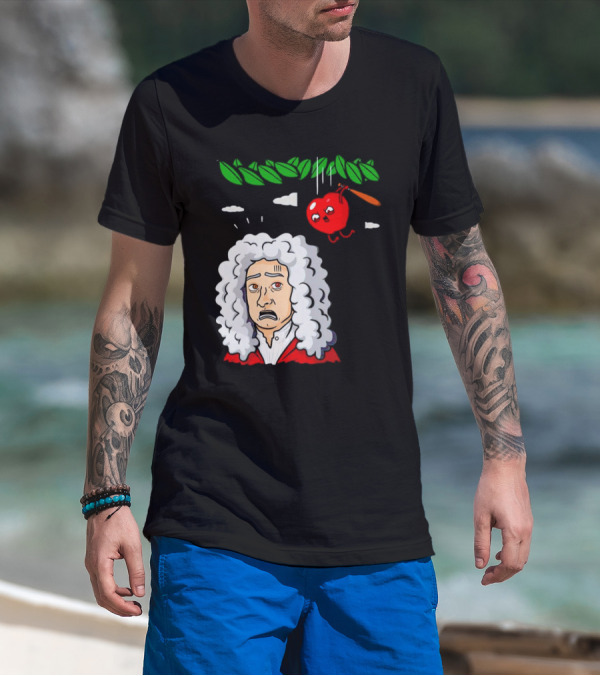 Extreme Gravity Apple Falling On Newton T-Shirt