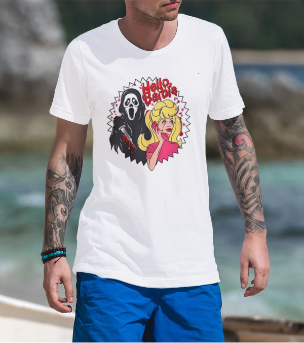 Hello Barbie Ghost Mask Doll T-Shirt