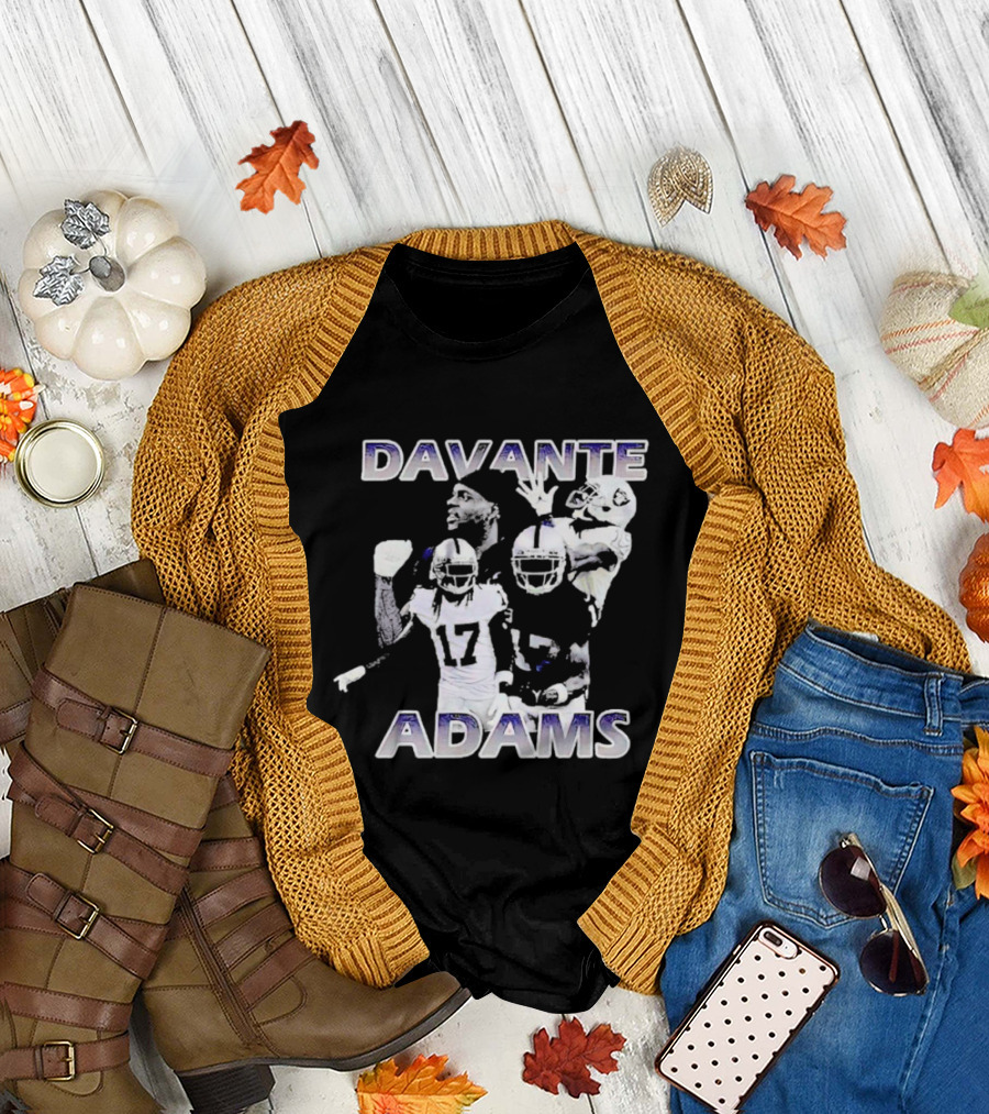 Davante Adams Raiders Football Collage 17 T-Shirt
