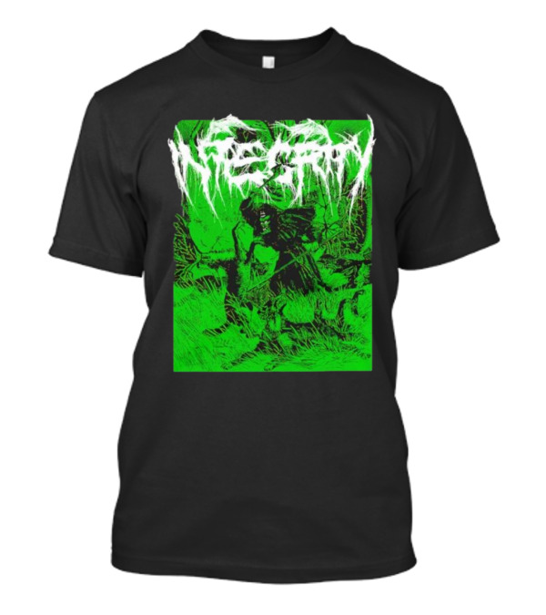 Integrity The Universe Is A Wolf Grim Reaper Green T-Shirt
