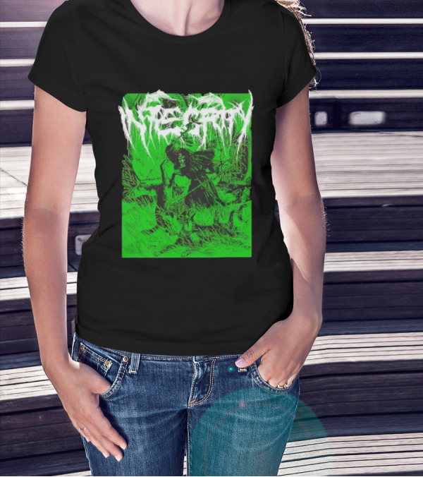 Integrity The Universe Is A Wolf Grim Reaper Green T-Shirt