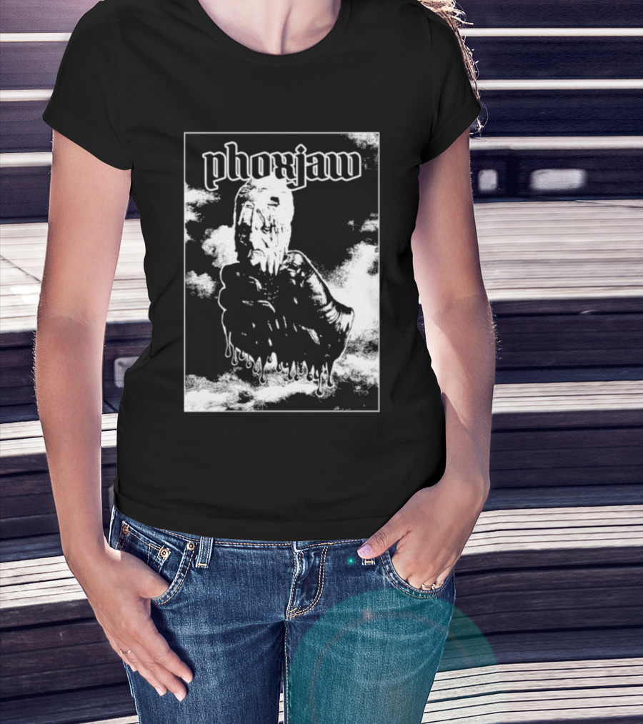 Phoxjaw Dripping Ice Cream Skull T-Shirt