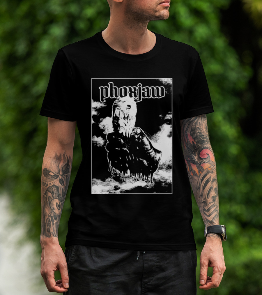 Phoxjaw Dripping Ice Cream Skull T-Shirt