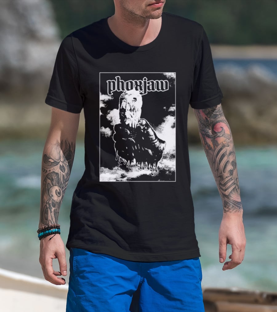 Phoxjaw Dripping Ice Cream Skull T-Shirt