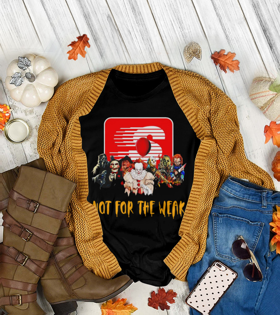Horror Movie Characters Speedway Not for the Weak Iconic Villains T-Shirt
