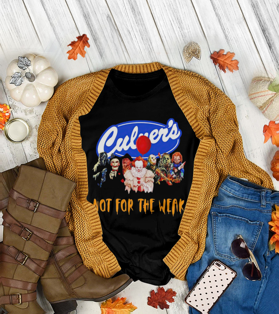 Culver’s Horror Movies Icons Not for the Weak Halloween T-Shirt