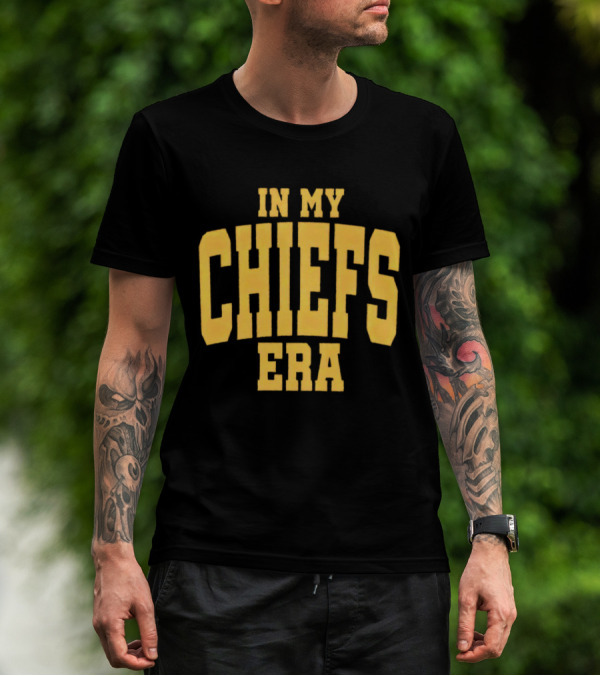 In My Chiefs Era Kansas City Football Fandom T-Shirt
