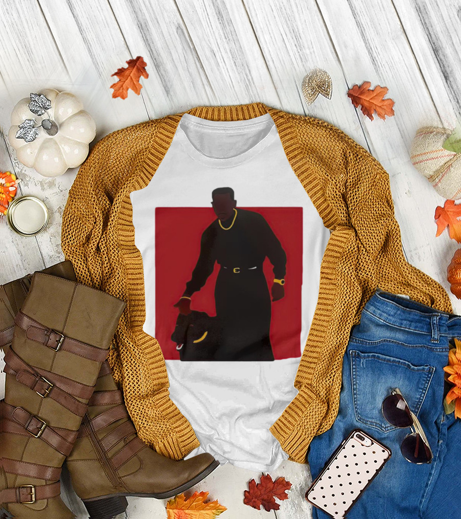 Martin Famous Dog Red Background Iconic T-Shirt