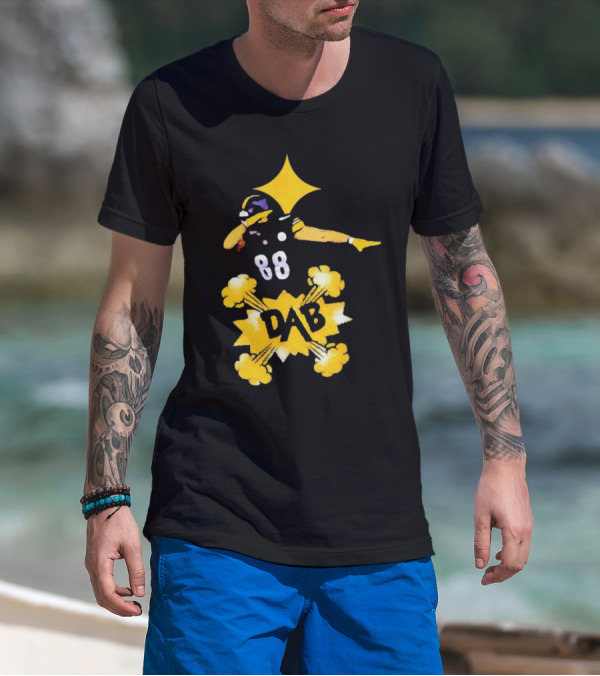 Steelers 88 Dabbing Dab T-Shirt