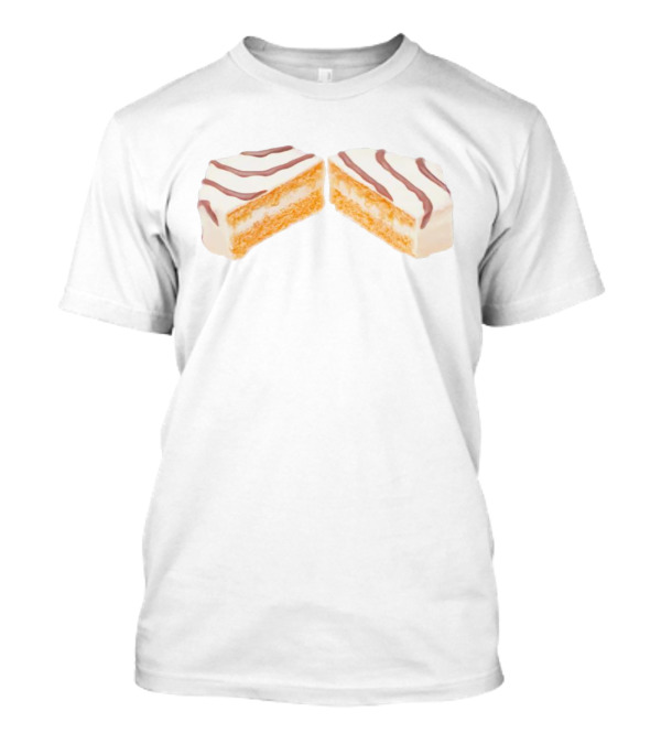 Zebra Cake Snack Iconic White Chocolate Stripe Dessert T-Shirt