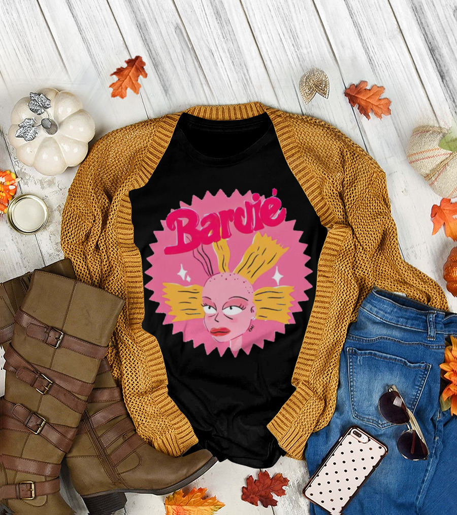 Barbie Movie Bold Parody Pink Starburst T-Shirt