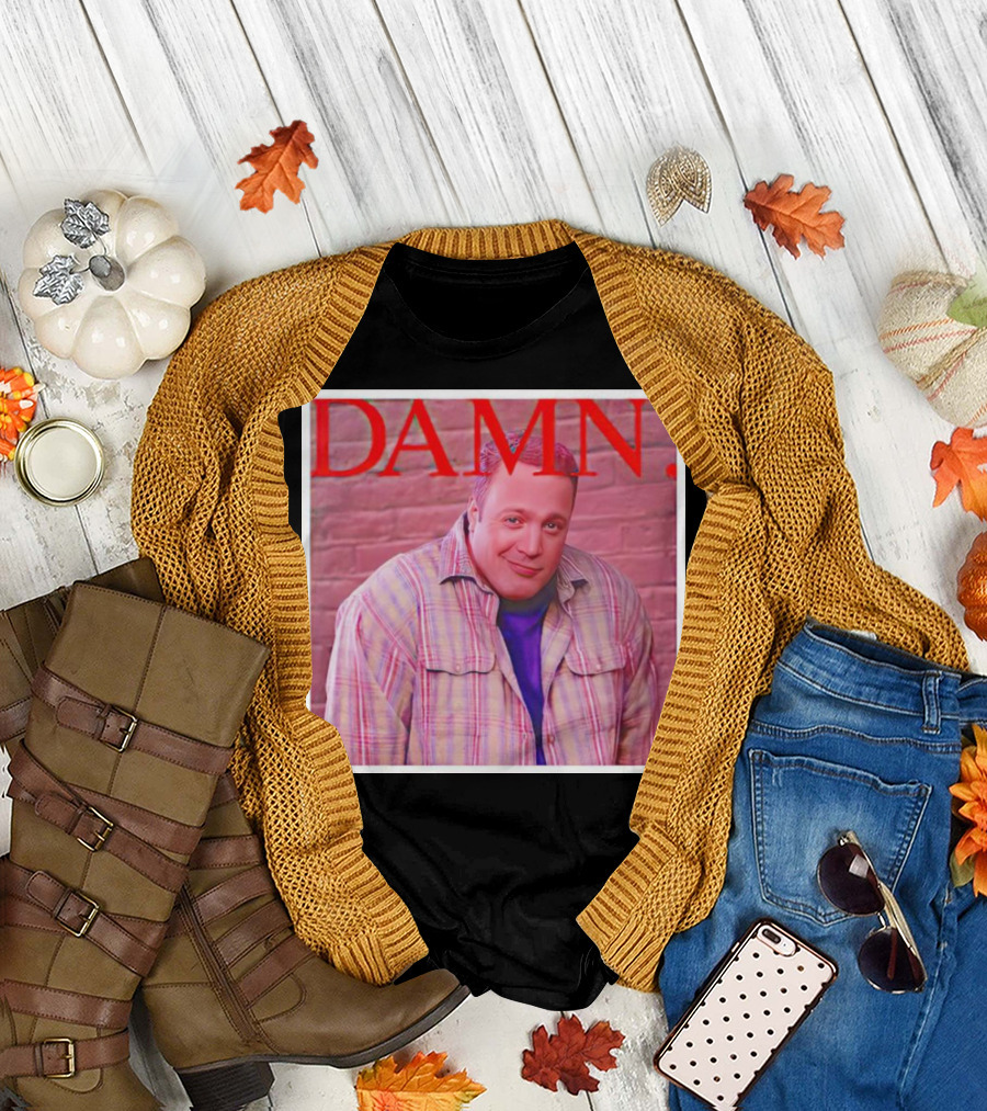 Kevin James Damn Plaid Shirt Brick Wall T-Shirt
