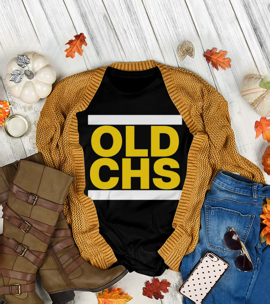 Tigers Got Game Old CHS Yellow Block Letters T-Shirt