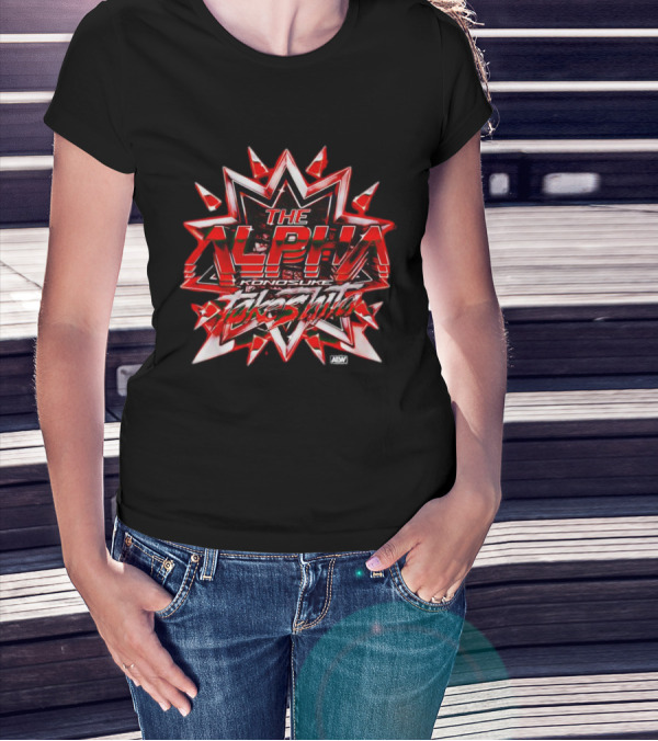 The Alpha Konosuke Takeshita AEW Starburst T-Shirt