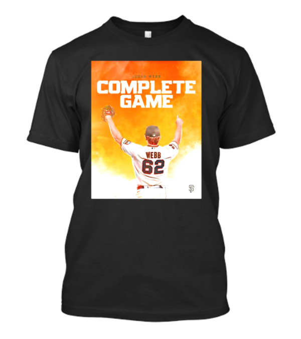 Logan Webb Complete Game San Francisco Giants Jersey Number 62 T-Shirt
