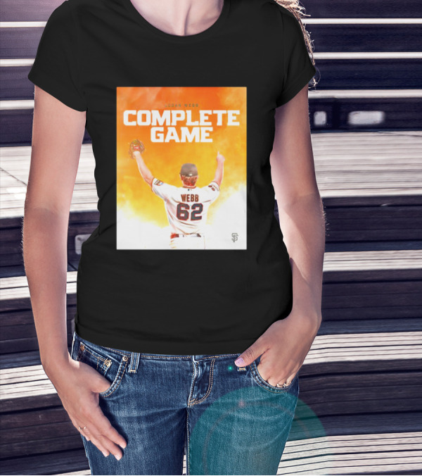 Logan Webb Complete Game San Francisco Giants Jersey Number 62 T-Shirt
