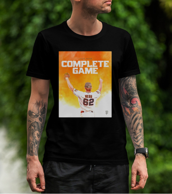 Logan Webb Complete Game San Francisco Giants Jersey Number 62 T-Shirt