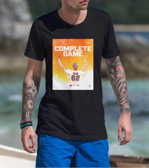 Logan Webb Complete Game San Francisco Giants Jersey Number 62 T-Shirt