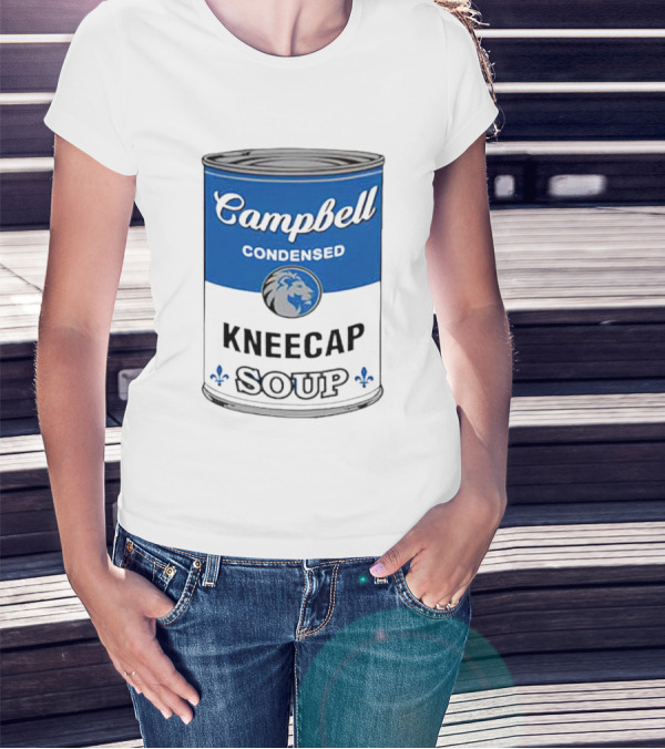 Campbell Condensed Kneecap Soup Lions Fan T-Shirt