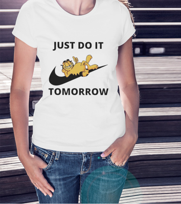 Garfield Just Do It Tomorrow T-Shirt