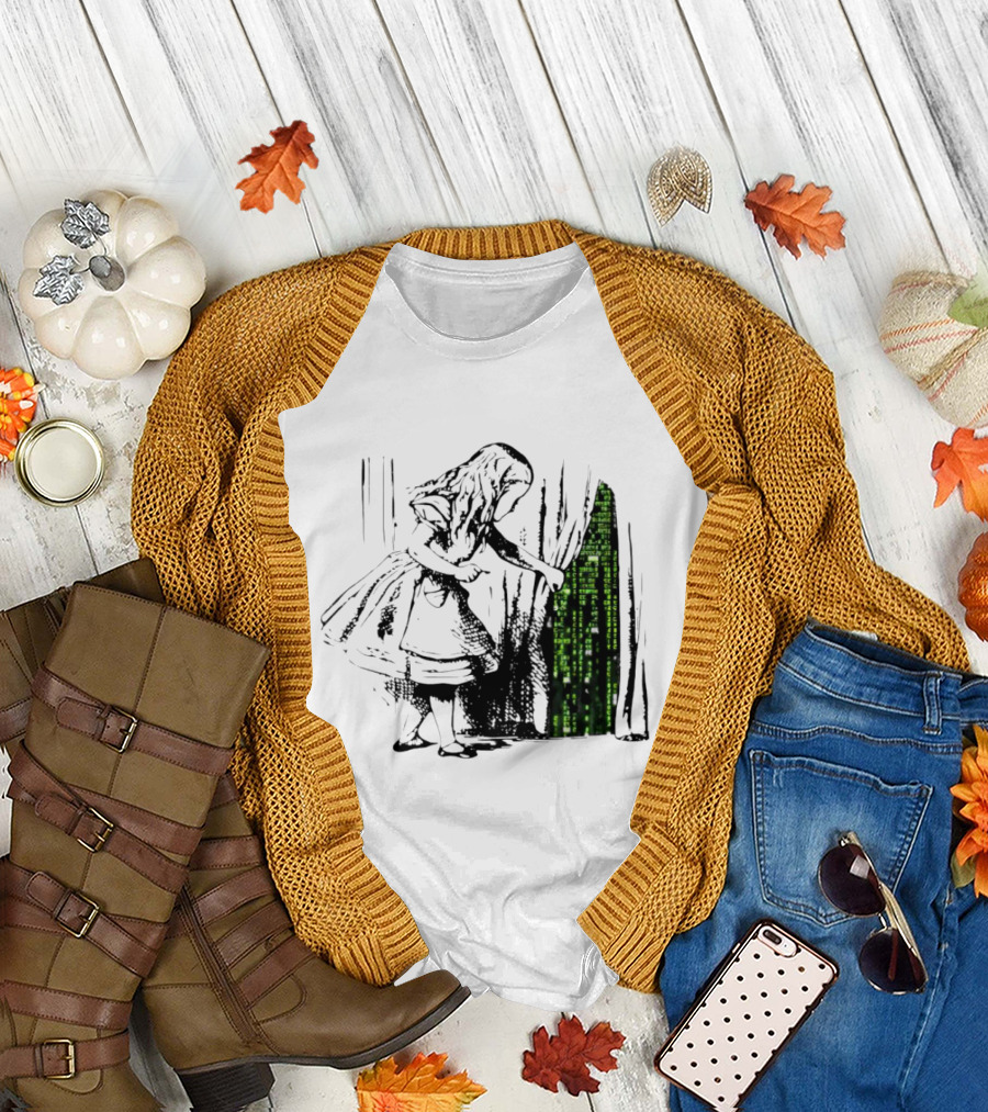 Alice Enters The Matrix New World T-Shirt